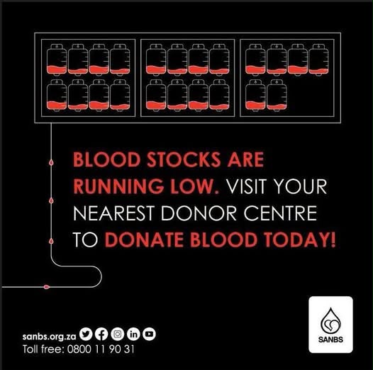 Every unit has a story: SANBS documentary reveals why blood matters as stocks drop to 4.2 days’ cover